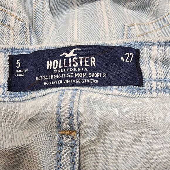 Hollister Ultra High Rise Mom Shorts Denim Size 5 - Picture 6 of 6